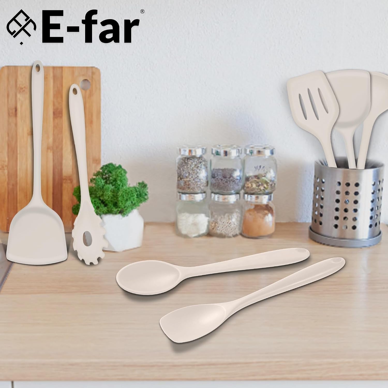 10-pieces-silicone-cooking-utensils-set-heat-resistant-khaki