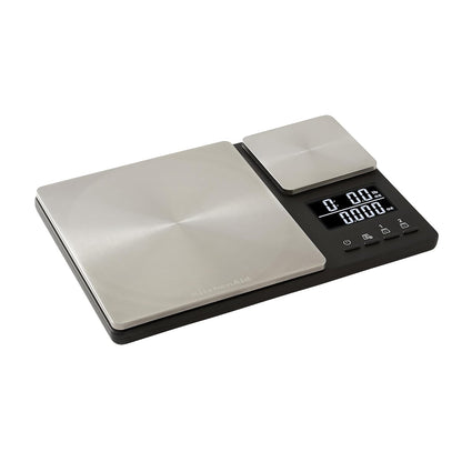 Kitchenaid KQ909 Dual Platform Digital Kitchen and Food Scale, 11 Pound Capacity and Precision 16Oz Capacity, Black with Stainless Steel8