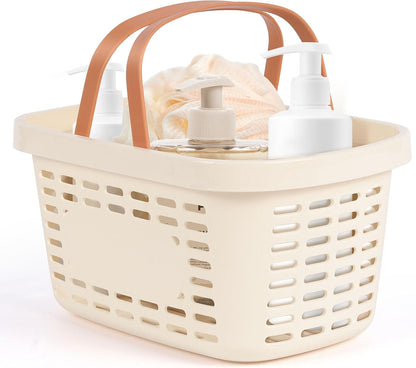 Plastic Shower Caddy, Cream, 1 Pack1