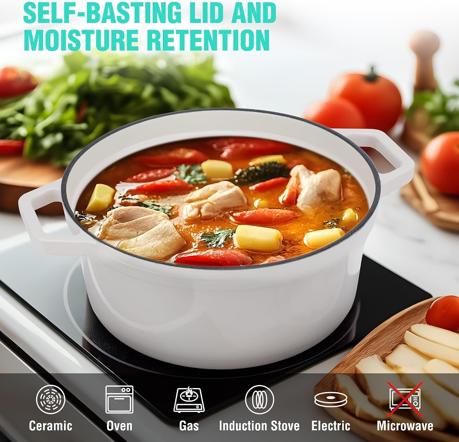 5-3qt-cast-iron-dutch-oven-non-stick-pot-with-lid-fit-for-sourdough-bread-baking-stewing-rosting-white