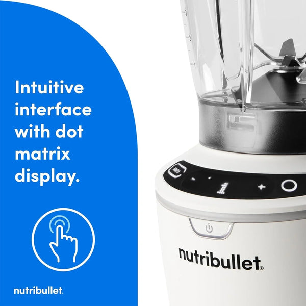 Nutribullet Smartsense 5-Speed, Full-Size Blender, 1400 Watt- Matte White6