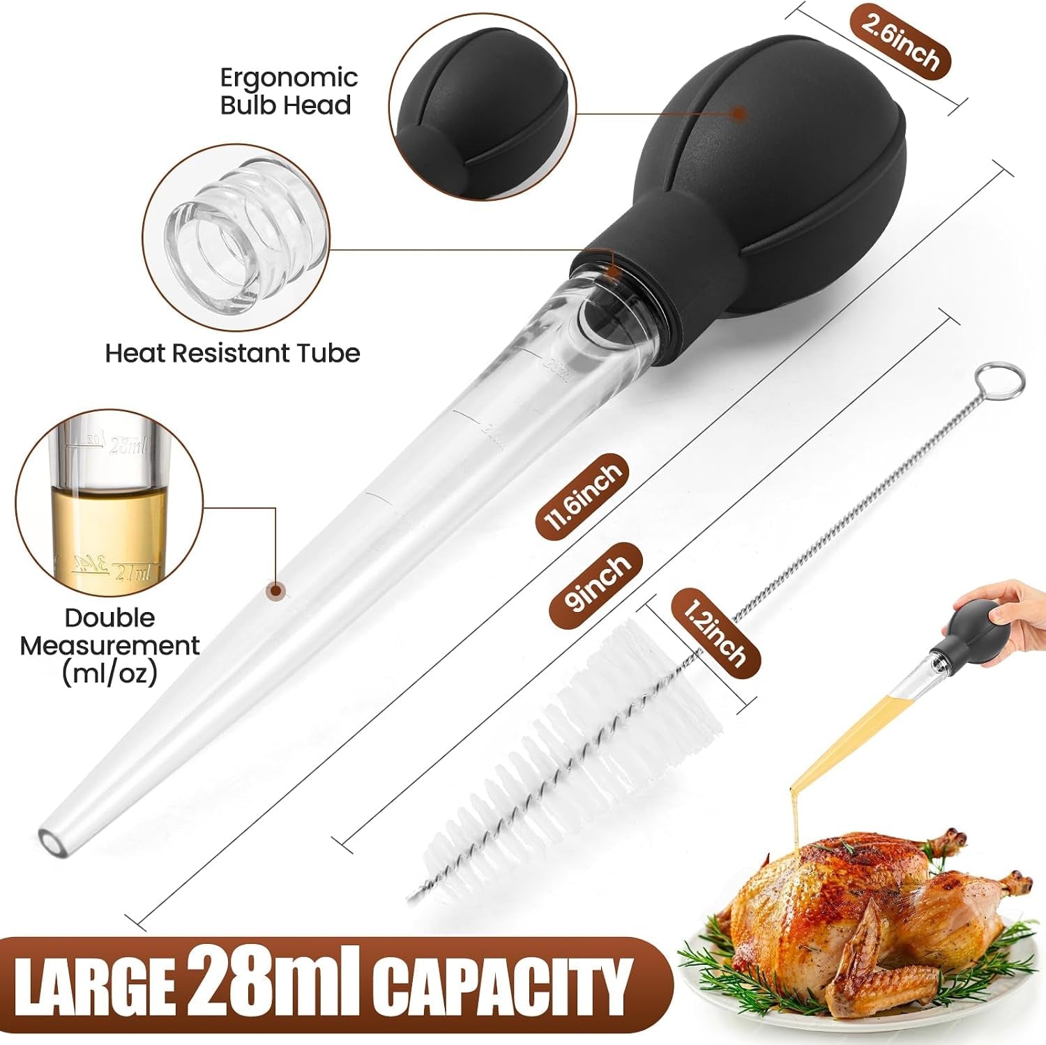 premium-turkey-basters-for-cooking-baster-syringe-for-hot-liquids-meat-and-food-injector-essential-thanksgiving-cooking-tool-turkey-baster-large-with-cleaning-brushblack