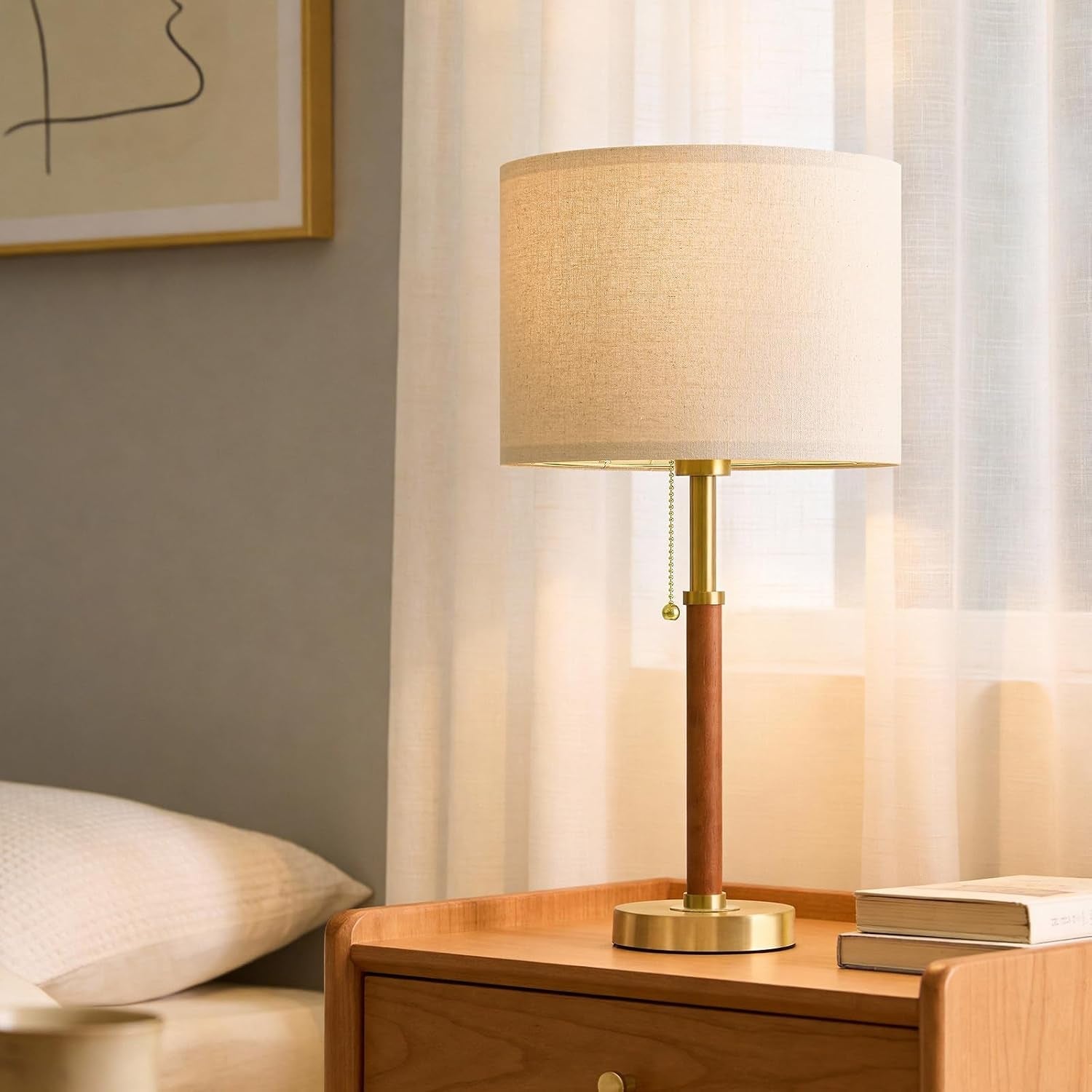 22-wood-table-lamps-mid-century-modern-lamp-for-bedroom-living-room-bedside-lamps-for-night-stands-nightstand-lamp-with-pull-chain-gold-small-side-end-table-lamps-set-of-2-vintage-deco-gifts