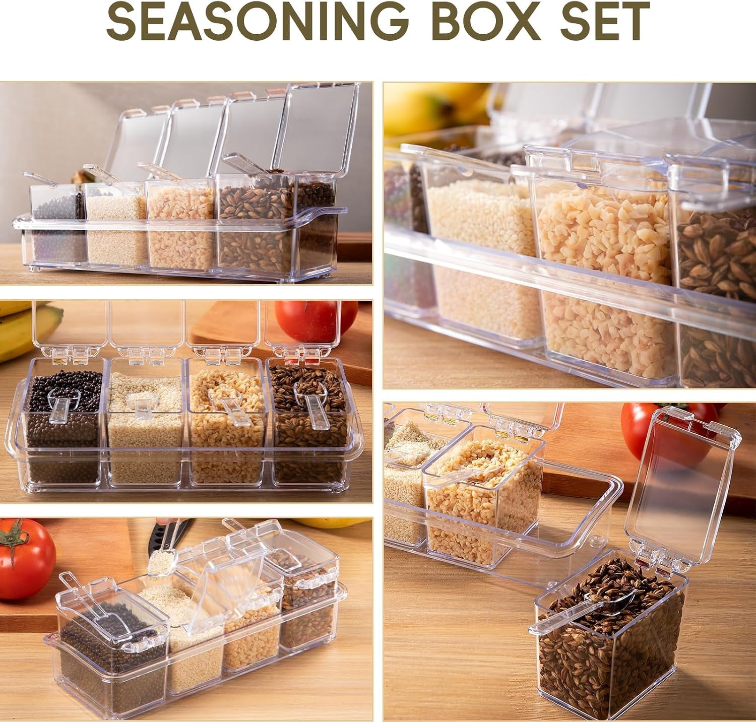 clear-seasoning-box-4-pieces-seasoning-rack-spice-pots-storage-container-condiment-jars-acrylic-seasoning-box-with-covers-and-spoons-for-spice-sugar-salt-sugar-cardamon-cinnamon