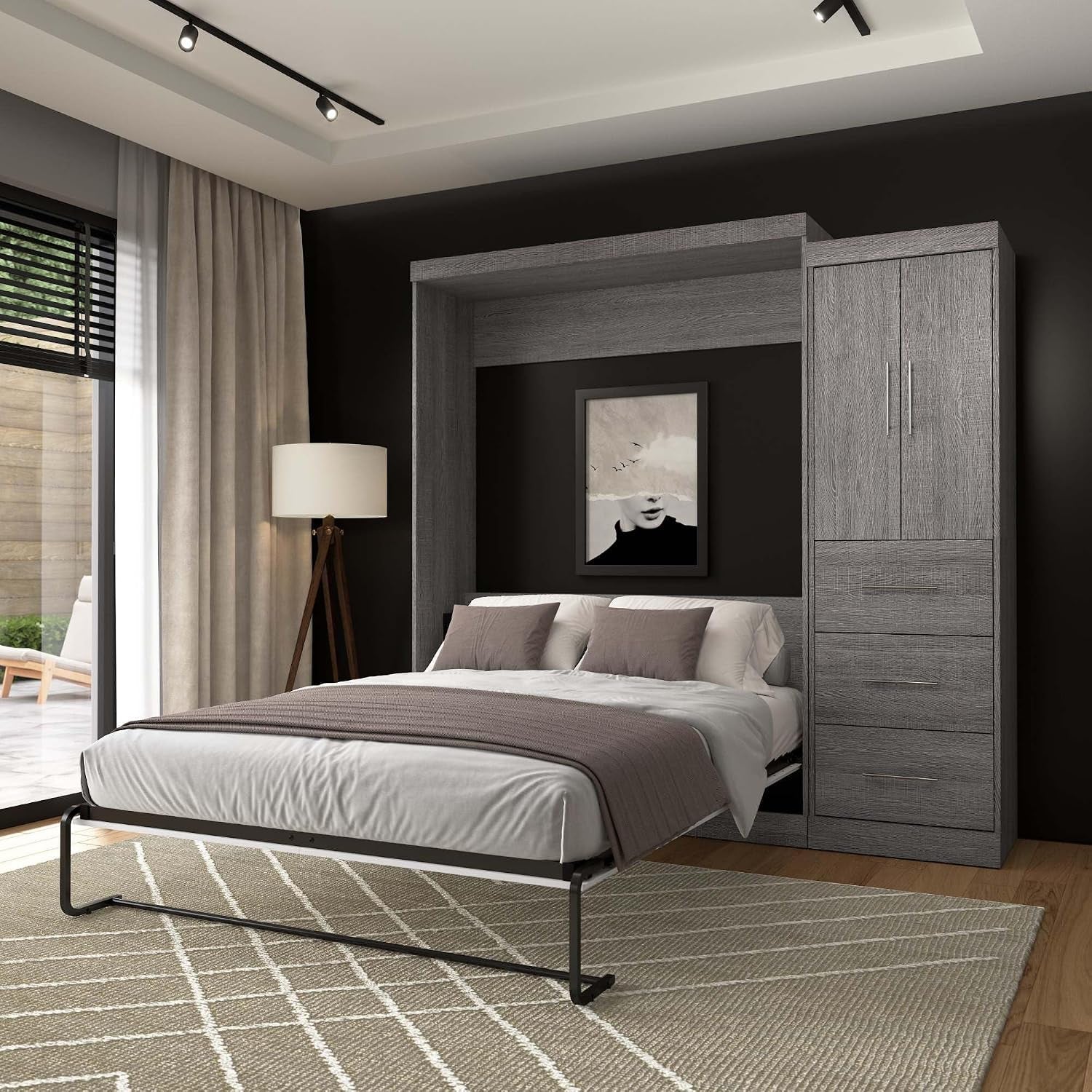 queen-murphy-bed-with-wardrobe-bark-grey-nebula-90w