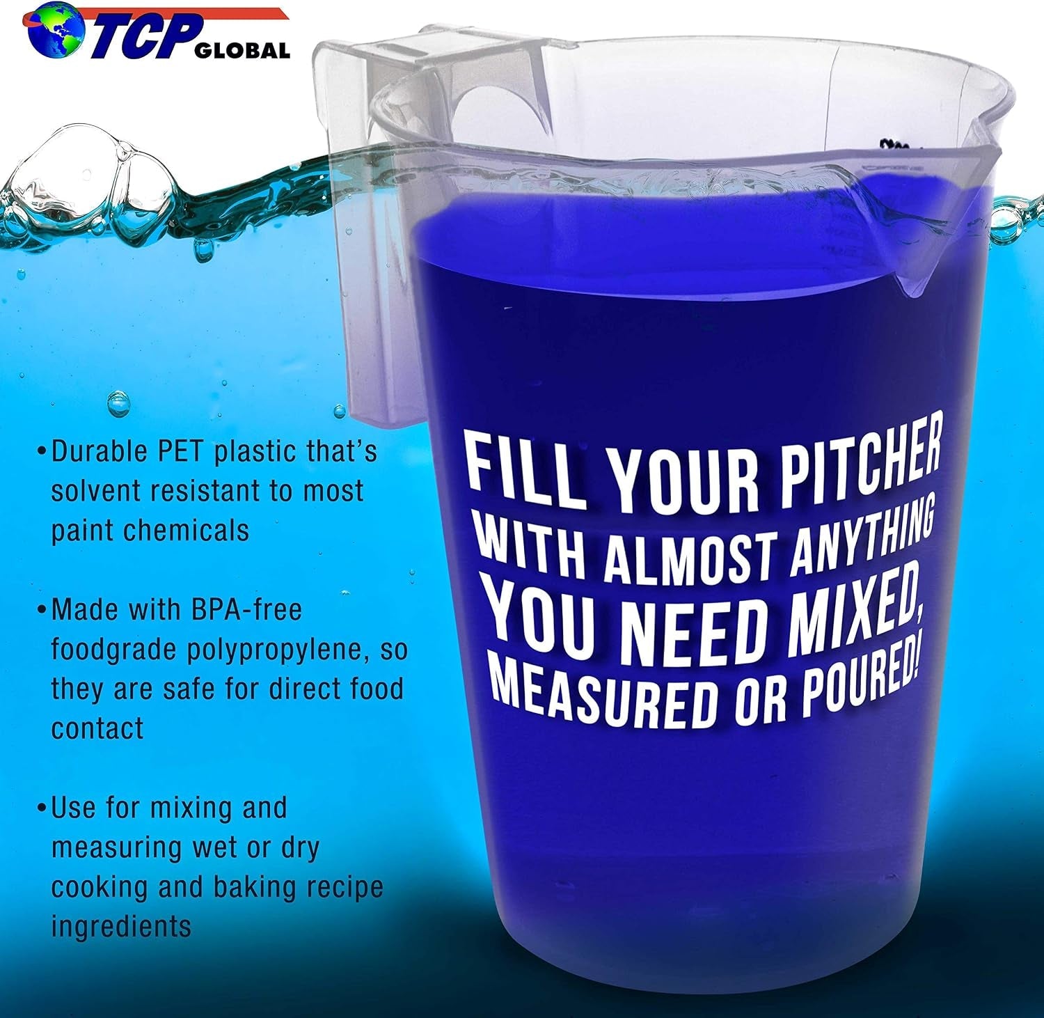 5-piece-set-of-plastic-graduated-measuring-and-mixing-pitchers