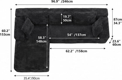 Boneless Couch Modular Sectional Sofa Cloud Couch2