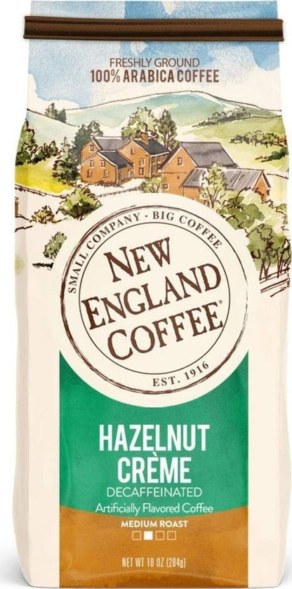 Decaf Hazelnut Crème Ground Coffee 10Oz (Pack of 3)1