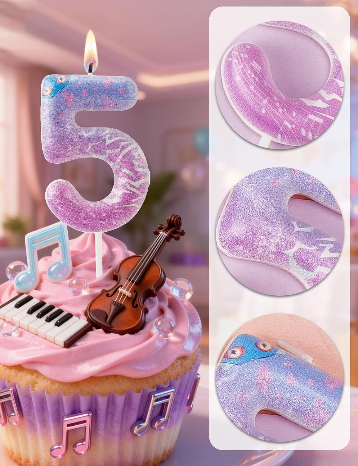 k-pop-theme-pink-purple-birthday-number-candles-demon-hunter-girls-birthday-decorations-witch-hunters-cake-topper-birthday-party-supplies-for-boys-girls-number-5