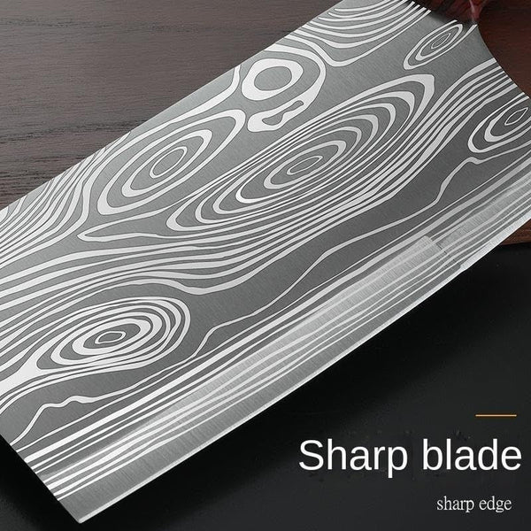 Meat Cleaver, 7 Inch Stainless Steel Chopping Knife Kitchen Chopping Dual-Purpose Knife Household Meat Slicing Knives Ultra-Sharp Blade4