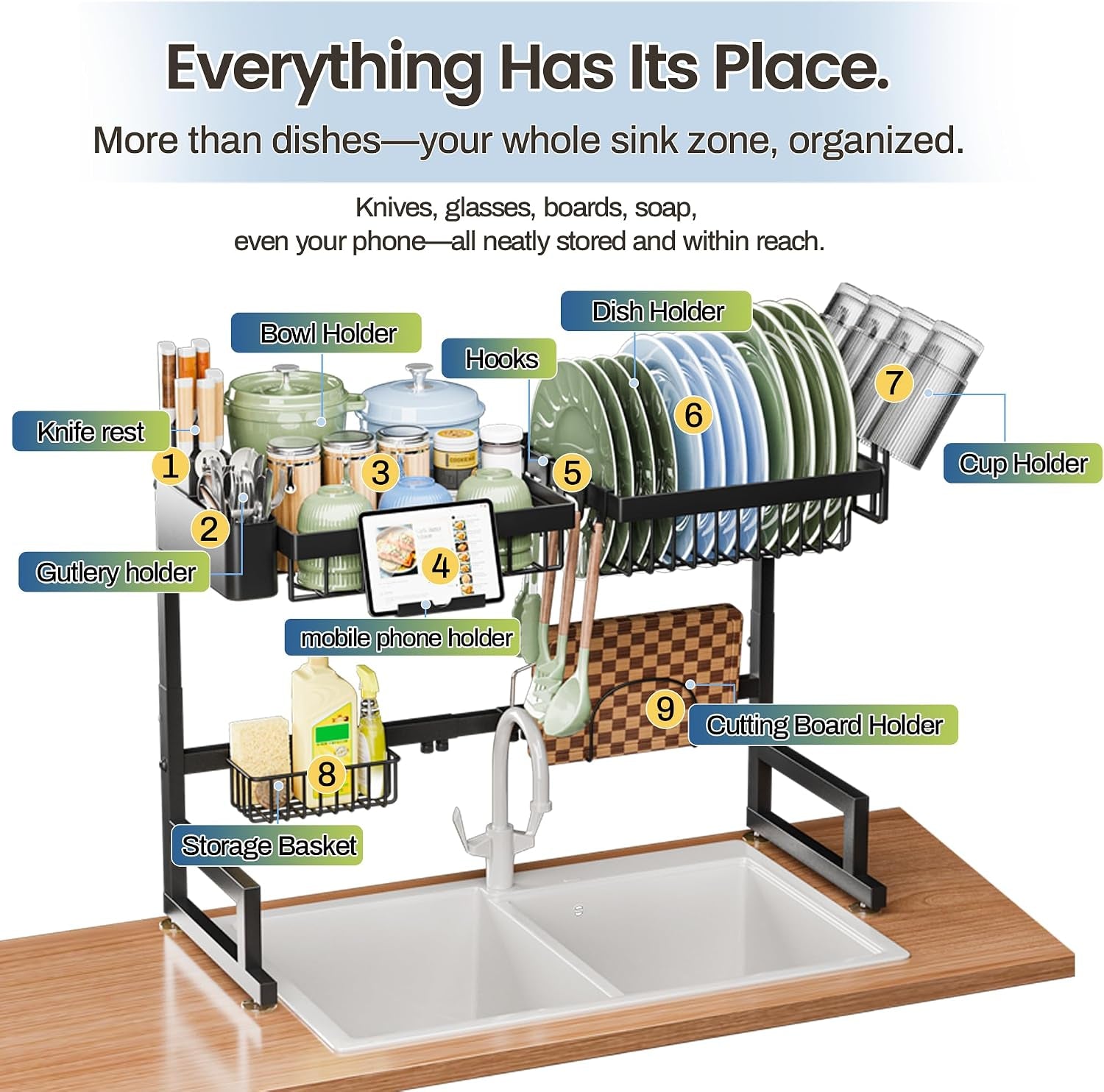 over-the-sink-dish-drying-rack-expandable-height-and-length-snap-on-design-2-tier-large-dish-rack
