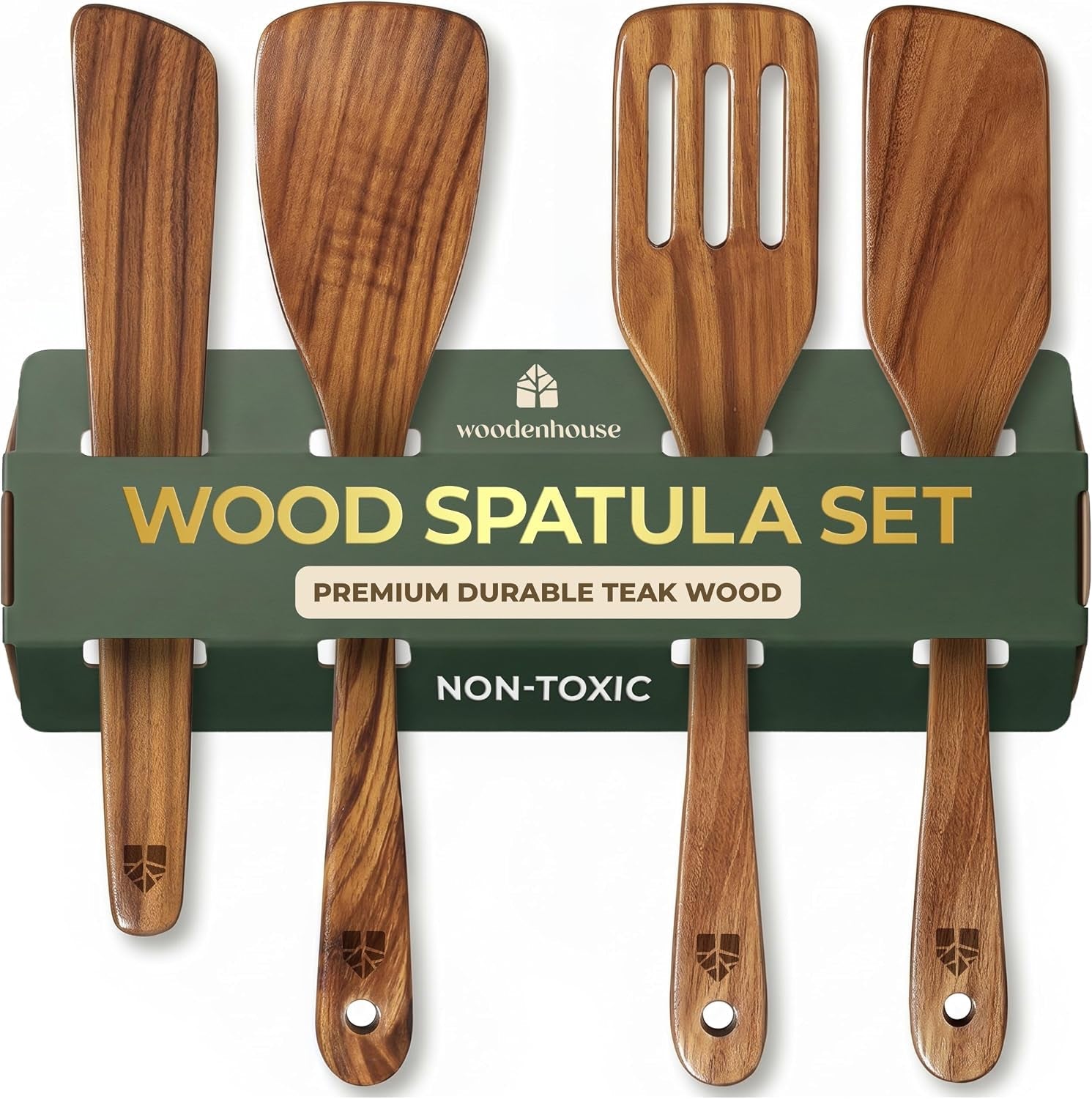 wooden-spatula-for-cooking-teak-wood-set-of-4-for-non-stick-frying-pan-includes-paddle-turner-slotted-spurtle-scraper-long-ergonomic-handles-scratch-free-design
