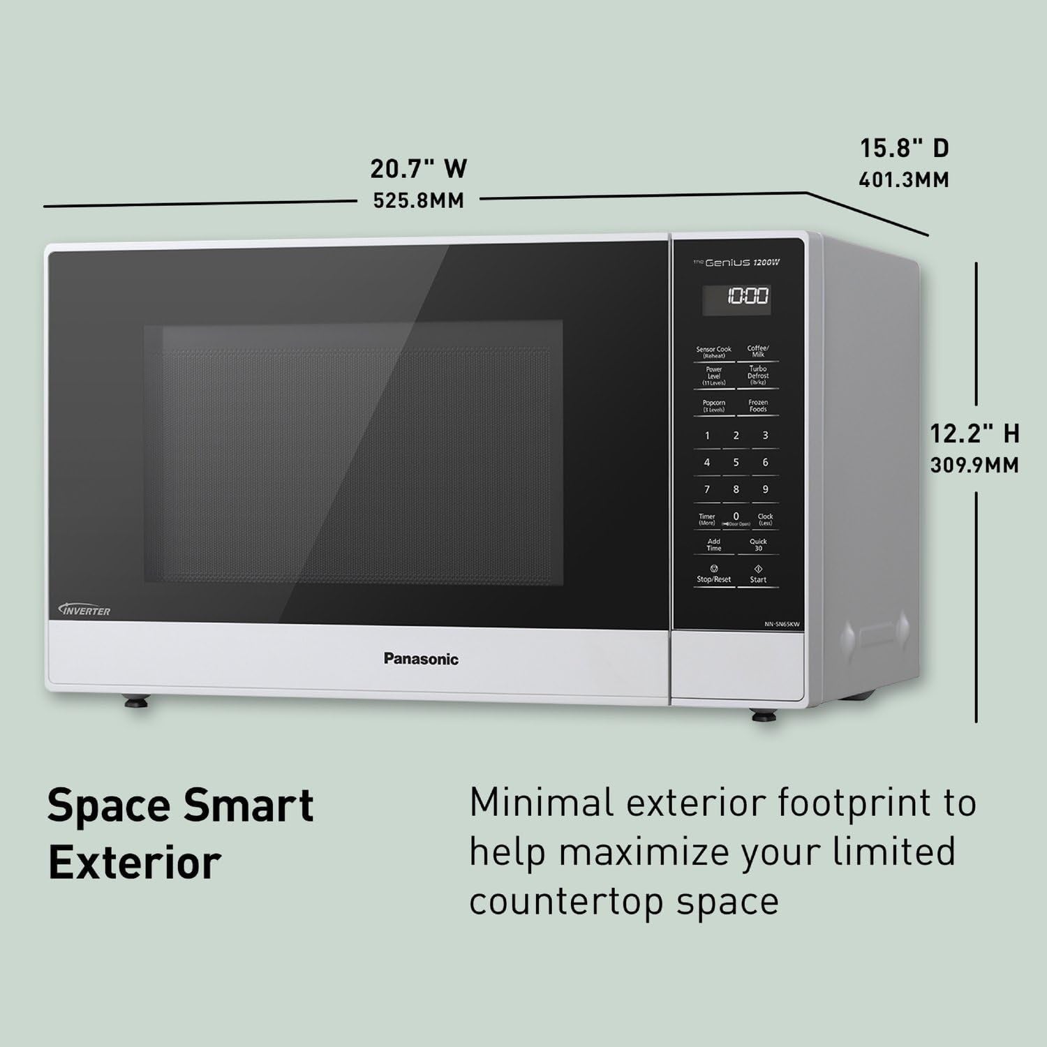 panasonic-nn-sn65kw-microwave-oven-with-inverter-technology-1200w-1-2-cu-ft-small-genius-sensor-one-touch-cooking-popcorn-button-turbo-defrost-nn-sn65kw-white-1-2-cu-ft-small-genius-sensor-one-touch-cooking-inverter-technology-1200w-popcorn-button-turbo-defrost