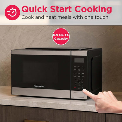 Frigidaire 0.9 CU. FT. Microwave, Digital Control Panel - Auto Cooking Settings - Child Safety Lock - Stainless Steel4