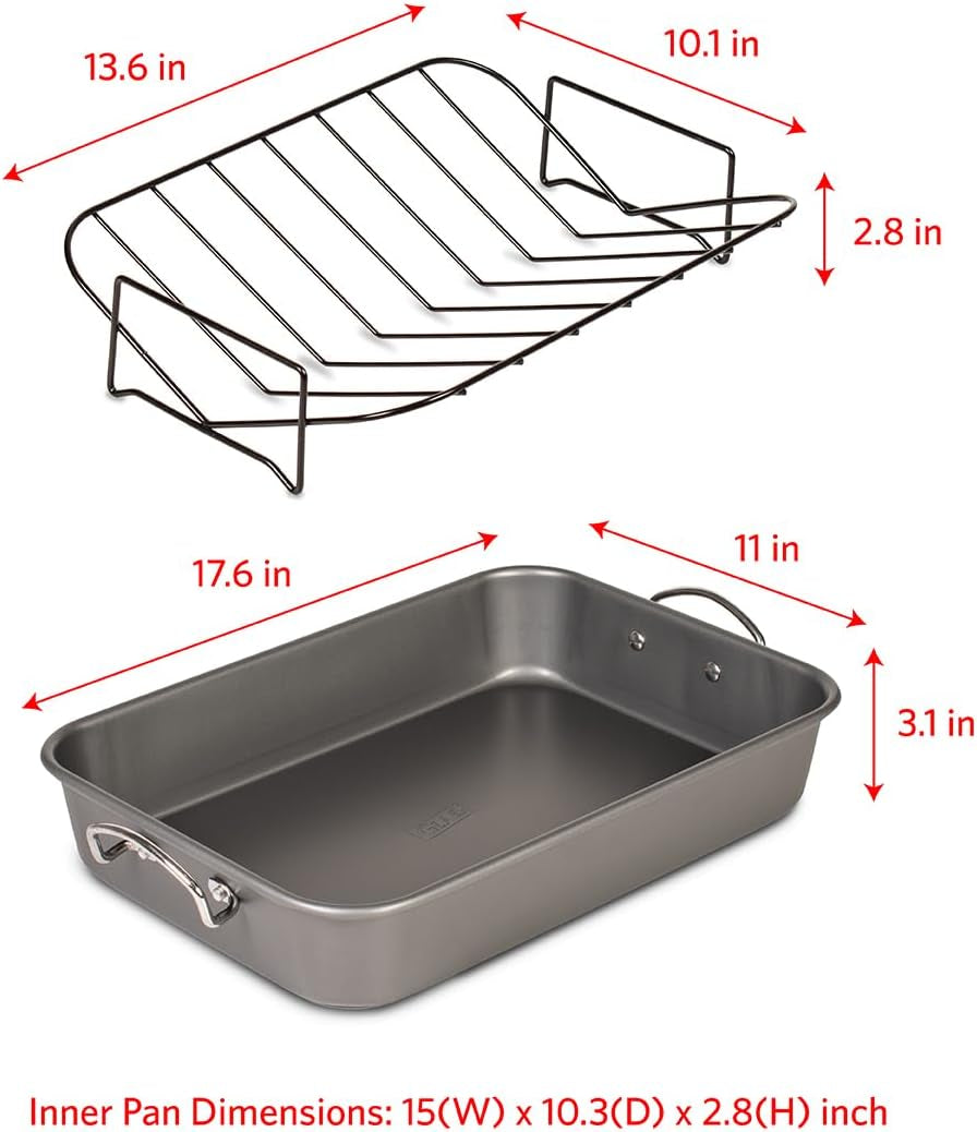 roasting-pan-nonstick-11x15-heavy-duty-metal-bakeware-dish-with-rack-large-oven-roaster-tray-for-baking-turkey-chicken-and-veggies