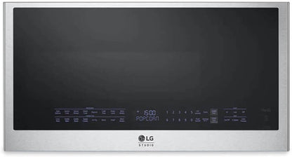 LG Studio MHES1738F 1.7 Cu. Ft. Stainless Over-The-Range Convection Microwave Oven1