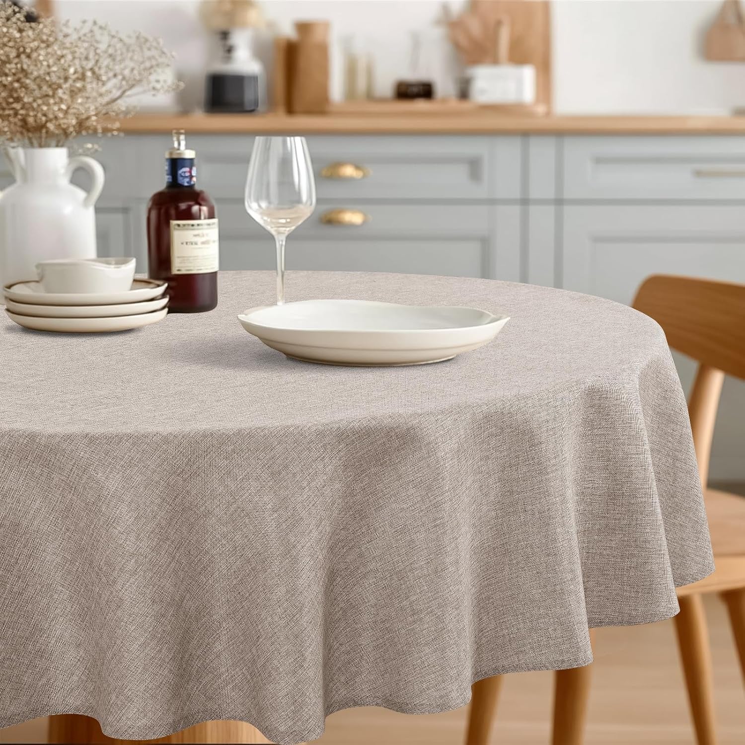 round-table-cloth-faux-linen-farmhouse-tablecloth-wrinkle-and-stain-resistant-decorative-fabric-table-cover-for-kitchen-dining-room-parties-and-camping-stone-80-inch-round