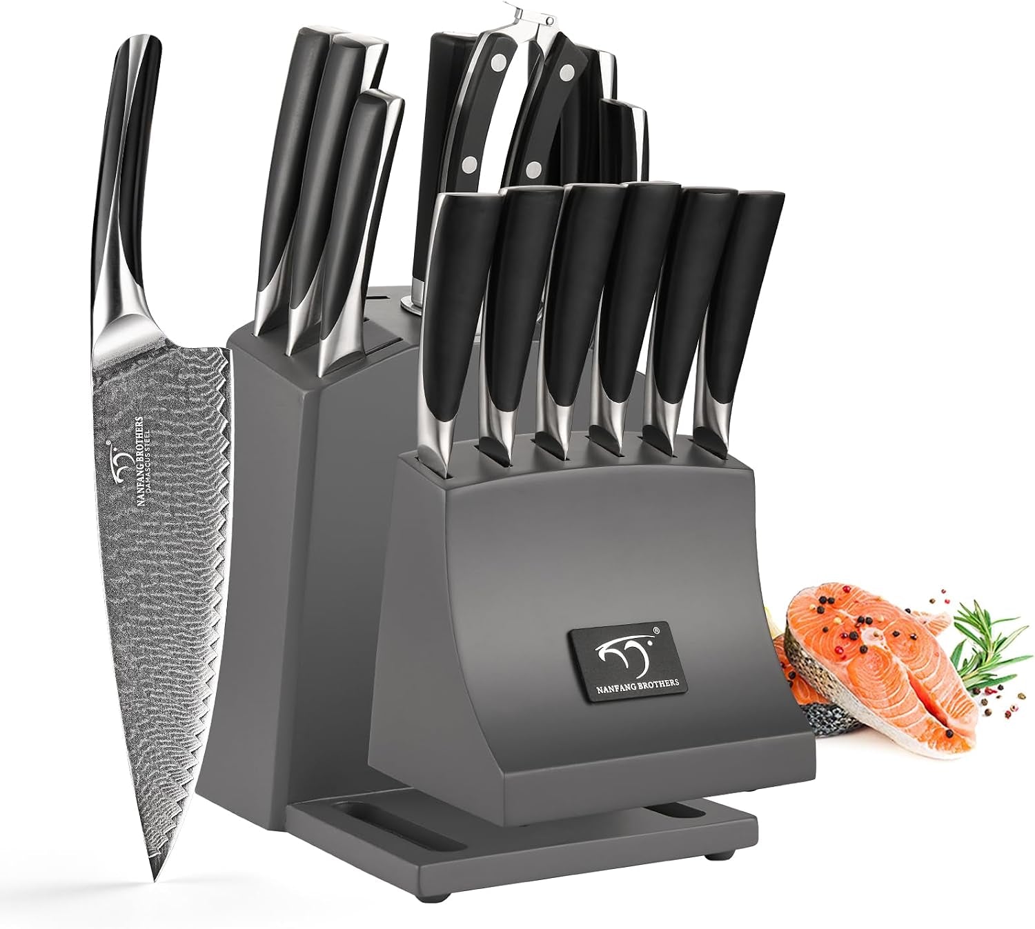 15-piece-damascus-knife-set-with-block-vg10-steel-core-67-layer-damascus-hrc60-2-razor-sharp-abs-ergonomic-handle-detachable-easy-clean-block-for-daily-meal-prep-home-cooking