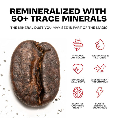 Ground Healthy Coffee by Dave Asprey | Medium Roast | 10.9 Oz | Remineralized with Humic and Fulvic Minerals, Mold Free & Lab Tested, Ground Healthy Coffee, 10.9 Ounce4