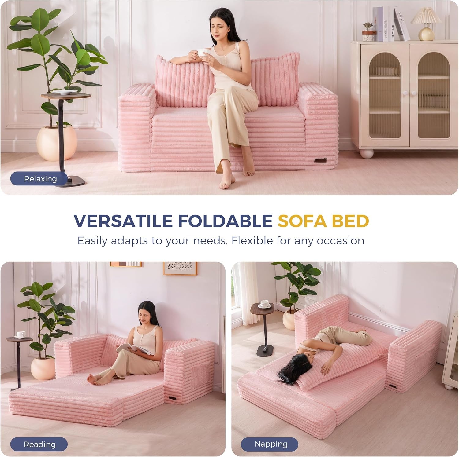 convertible-sofa-bed-pull-out-loveseat-couch-bed-for-small-space