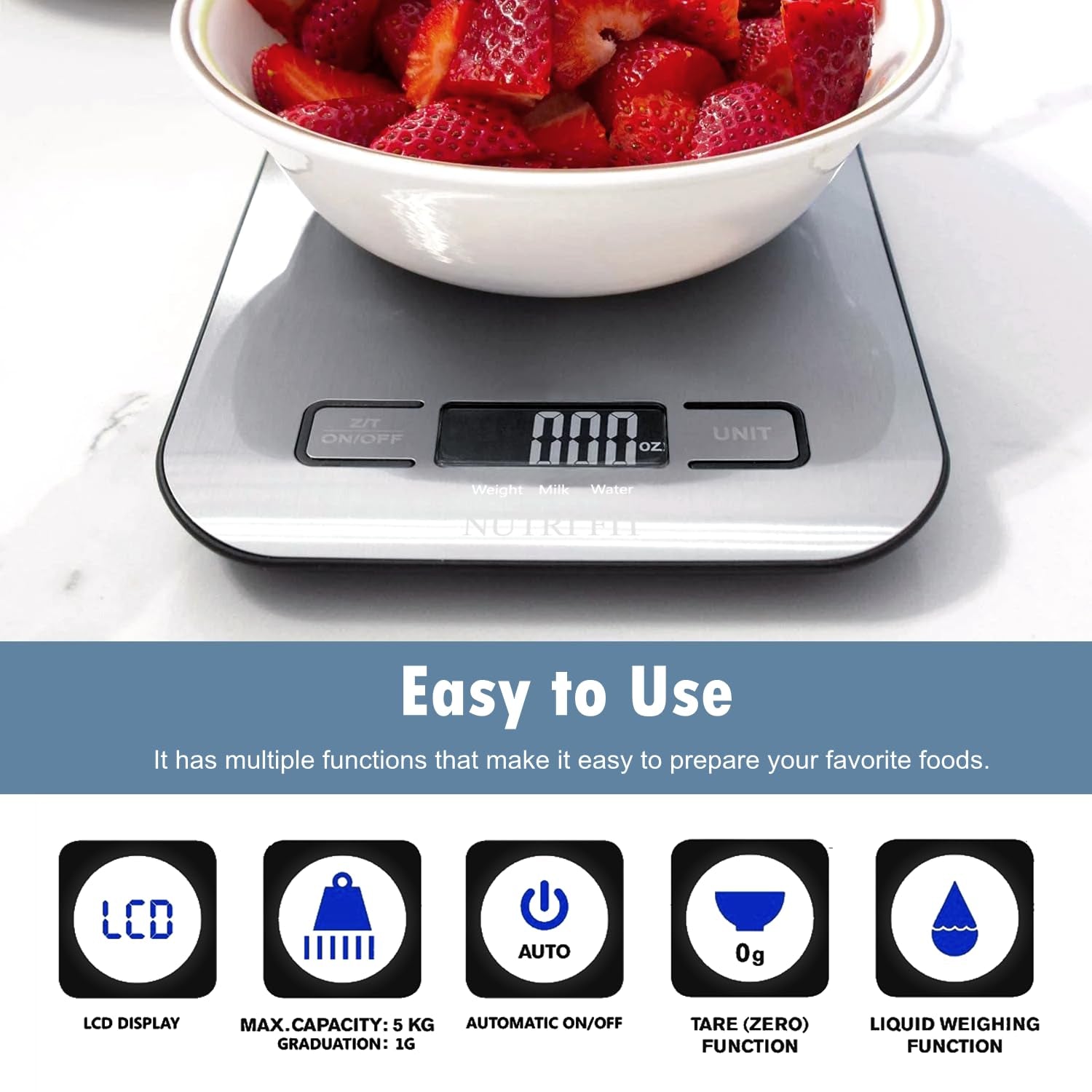 food-scale-kitchen-scales-digital-weight-grams-oz-for-weight-loss-stainless-steel-panel-1g-increment-max-11lbs-backlit-screen-smart-tare-easy-to-use-for-baking-cooking-2-aaa-batteries