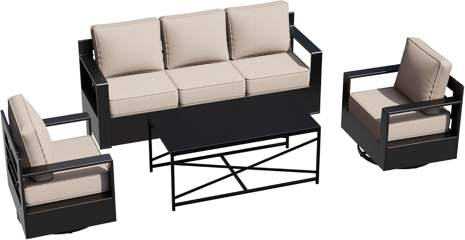 outdoor-aluminum-furniture-set-4-piece-patio-conversation-set-2-swivel-chairs-1-sofa-and-1-table-all-weather-metal-frame-6-thick-removable-cushions-deep-setting-for-garden-poolside-and-porch