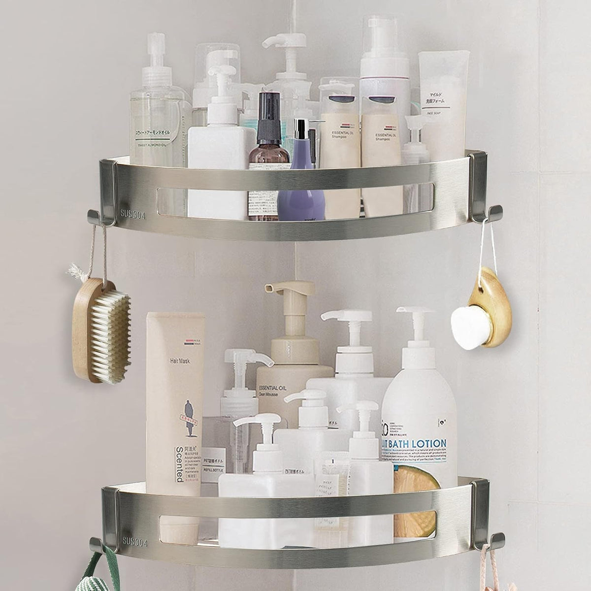 bathroom-shower-caddy-2-pack-304-stainless-steel-shower-organizer-with-2-hooks-no-drill-corner-shelf-brushed-nickel