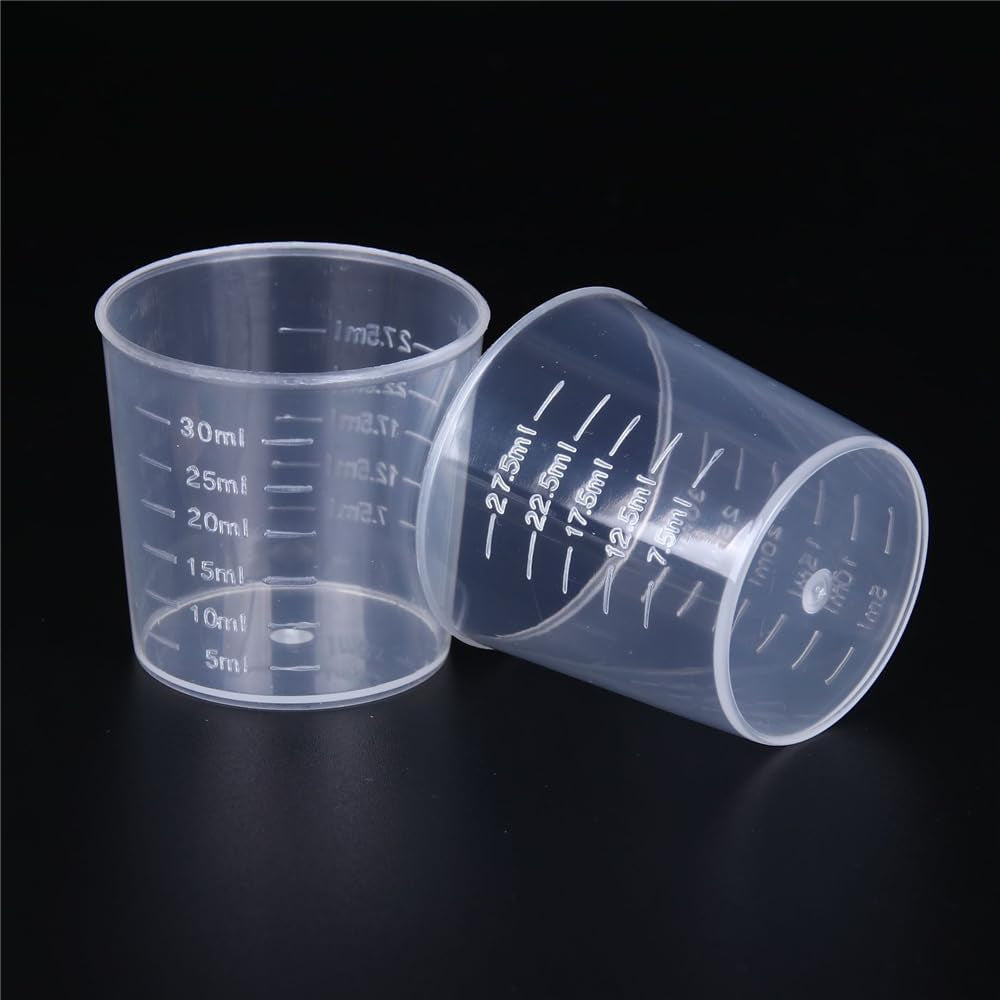 10pcs-30ml-plastic-liquid-measuring-cups-transparent-clear-plastic-graduated-kitchen-cooking-medicine-measure-tool