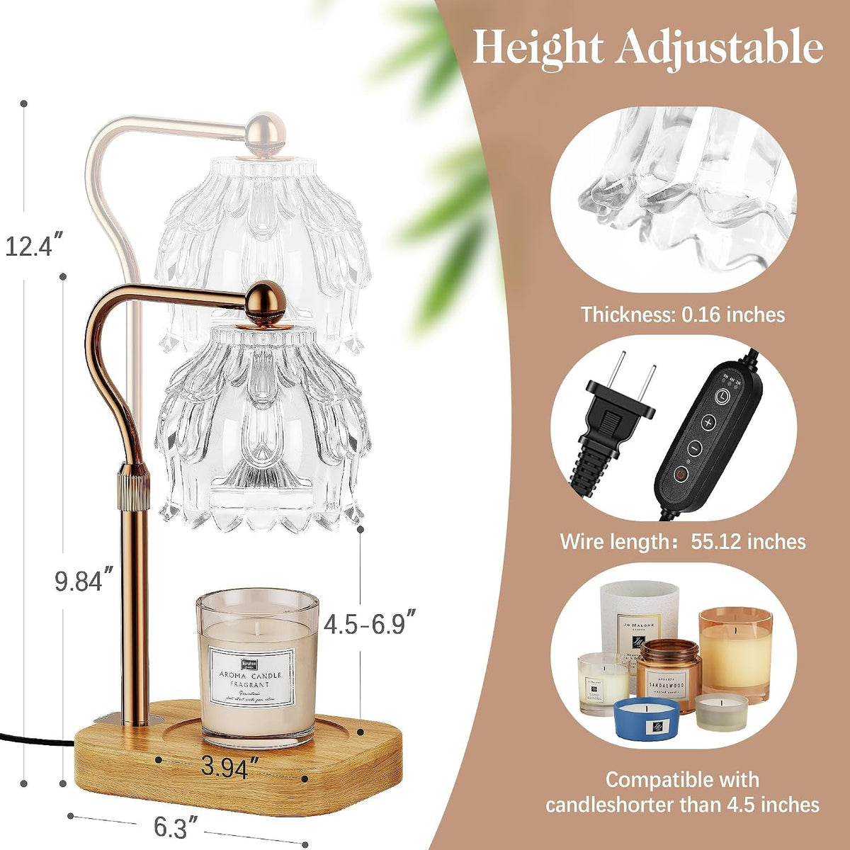 candle-warmer-lamp-with-timer-dimmer-wax-melts-warmer-lamp-for-gift-clear