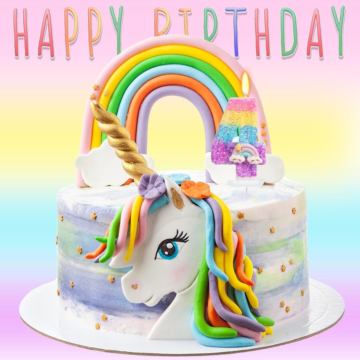 rainbow-number-4-birthday-candle-rainbow-party-decorations-girl