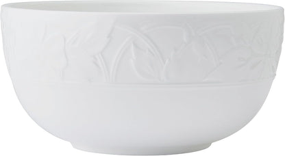 Claire Floral Bone China Lightweight Chip Resistant 12 Piece Dinnerware Set, Service for 4, White8