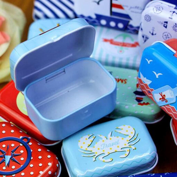 8Pcs Mini Flower Tin Trinket Jewelry Organizer Storage Box Decorative Boxes Small Metal Tins with Hinged Lids Portable Box Containers Small Storage Kit,Mothers Day Gifts for Wife4