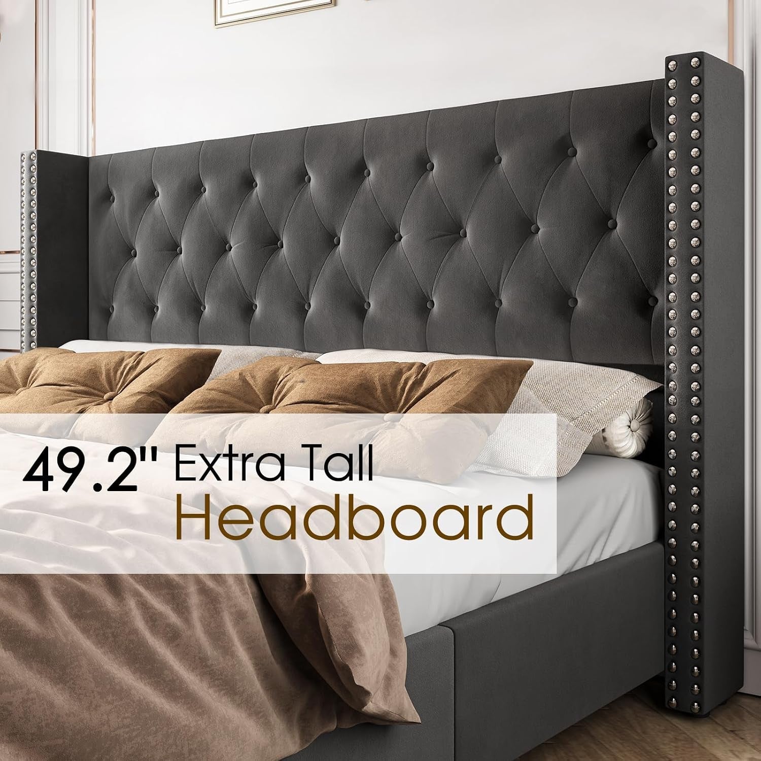 queen-velvet-bed-frame-with-49-2-tall-wingback-headboard-grey