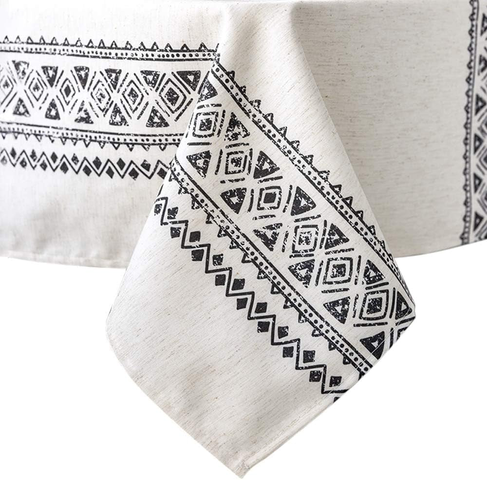 modern-and-minimalist-tablecloth-linen-fabric-decorative-55x120-rectangle-printed-pattern-geometry-design-non-fade-washable-stylish-table-cover-for-kitchen-dining-tabletop