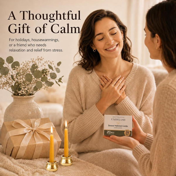 20 Minute Beeswax Meditation Candles, 3.15 Inch Mini Candles8