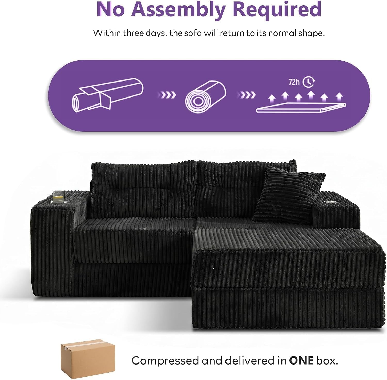 80-31-modular-sectional-cloud-couch-boneless-loveseat-with-ottoman-black