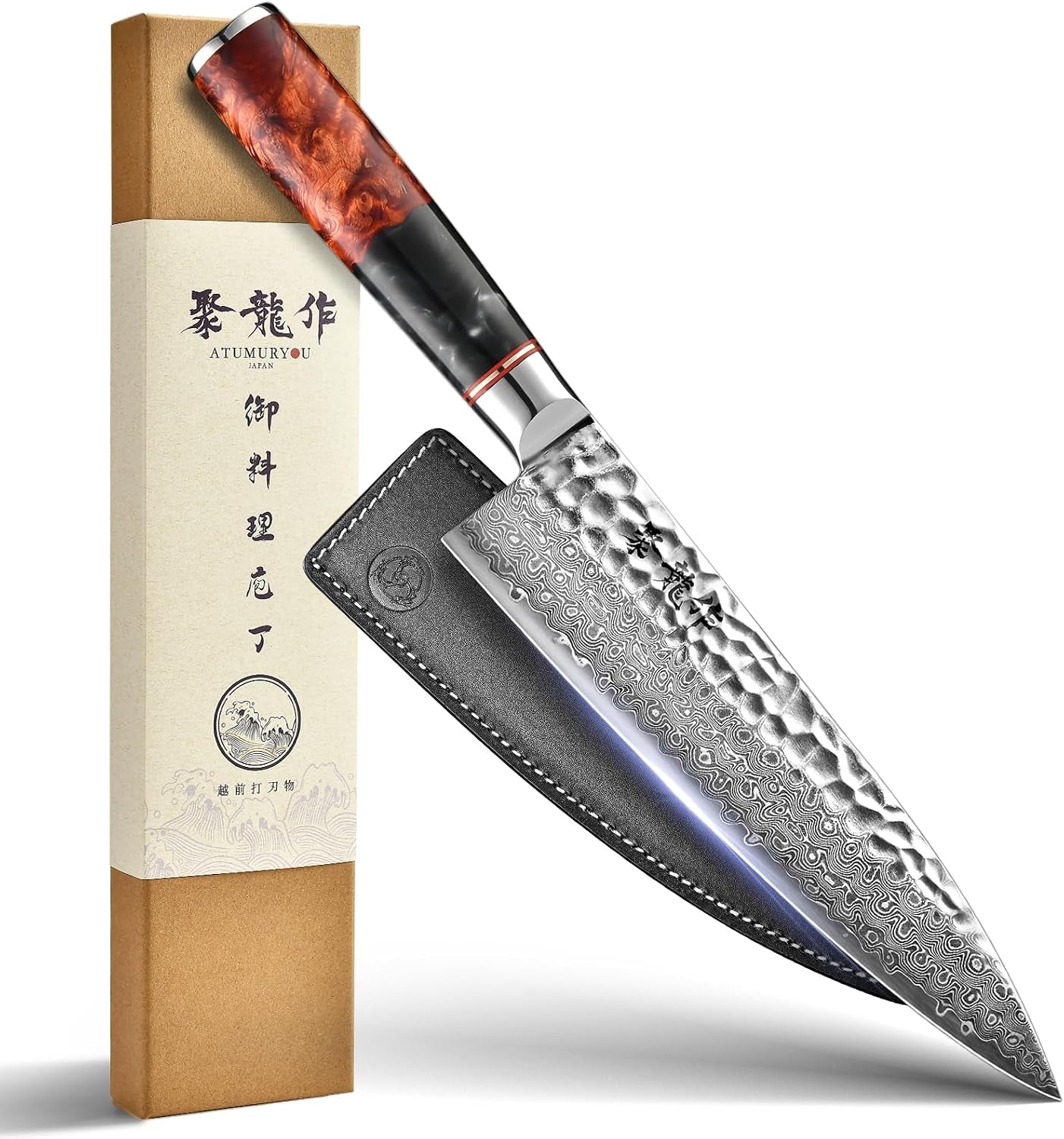 8-japanese-chef-knife-professional-handcrafted-damascus-vg10-steel