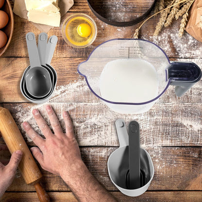 Stackable 10-Piece Measuring Cups and Spoons Set with Lids3