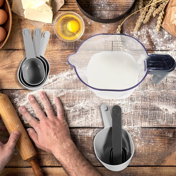 Stackable 10-Piece Measuring Cups and Spoons Set with Lids3