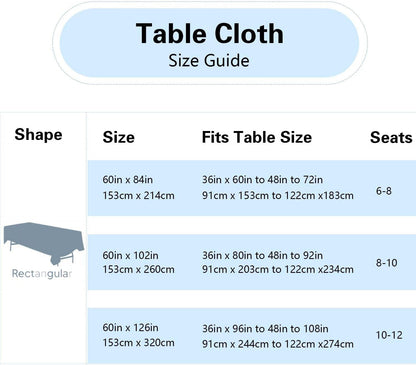 10 Pack White Table Cloth Rectangle Table 60 X 102 Inch Tablecloths for 6 Foot Rectangle Tables. Stain and Winkle Resistant Polyester Washable White Tablecloths for Parties Wedding Dining2