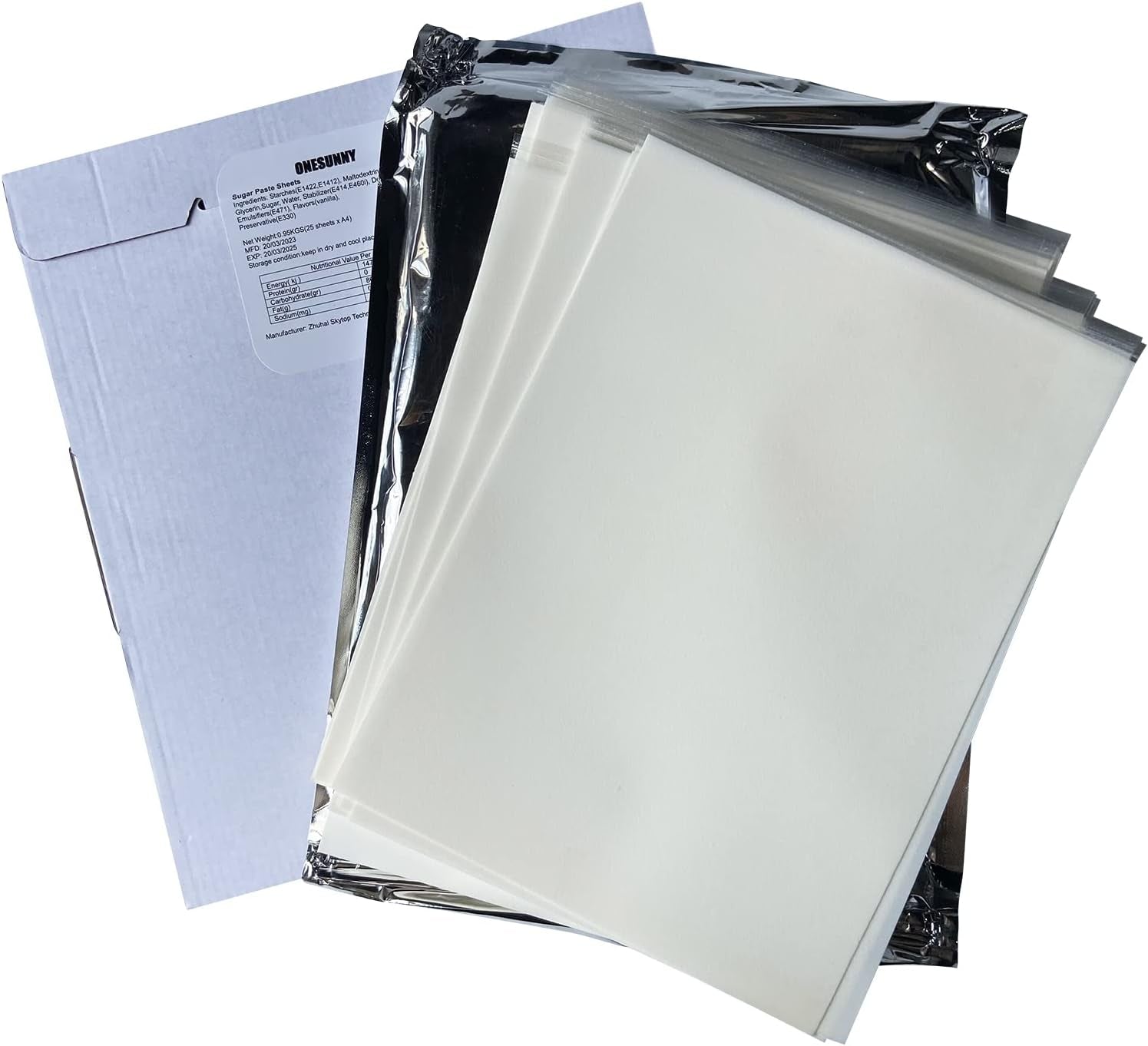 a4-size-25-sheets-frosting-sheets-edible-sugar-papers-icing-paper-for-cake-decoration-11-7-8-3-cake-decorating-tools