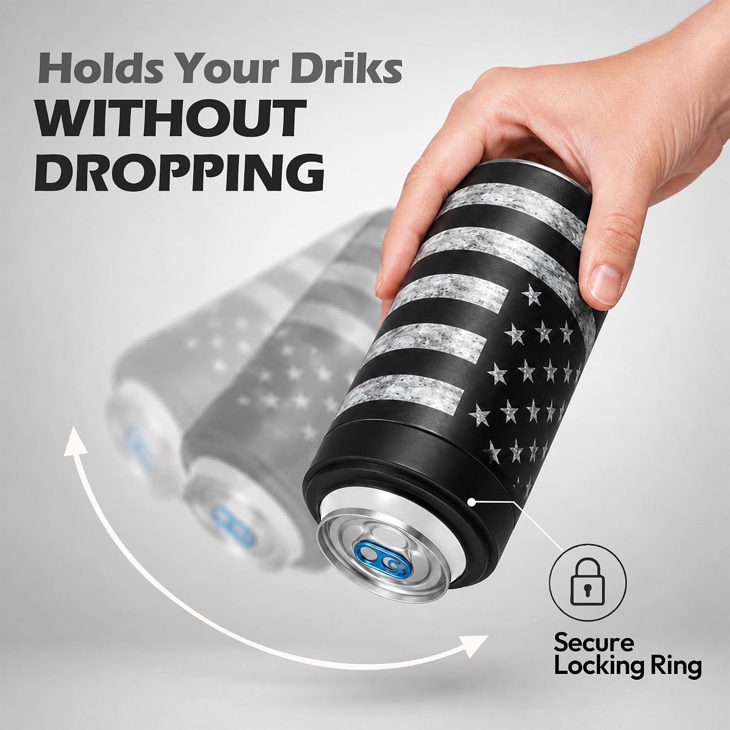 4-in-1-slim-can-cooler-easy-to-hold-insulated-beer-can-holder-double-walled-stainless-steel-for-all-12-oz-cans-black-america-flag-2