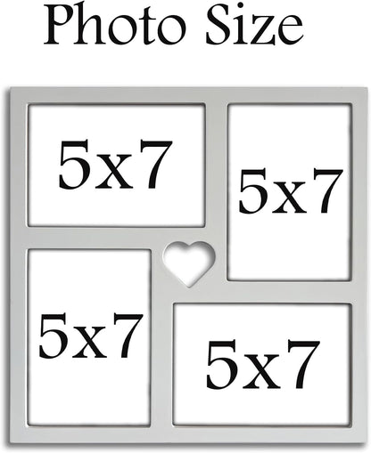 Collage Picture Frames, Photo Frame for Wall Hanging & Tablet Display (Black, 5X7)6