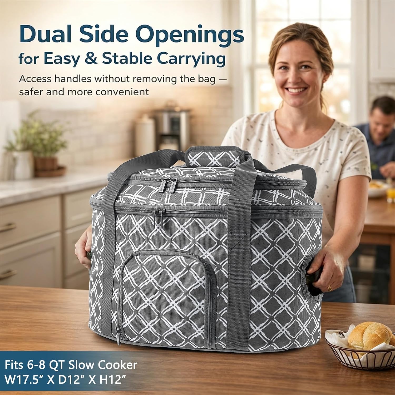 double-layer-slow-cooker-carrying-case-for-crock-pot-6-8-quart-insulated-crockpot-carrier-with-adjustable-lid-straps-portable-slow-cooker-travel-bag-for-potluck-parties-family-gatherings