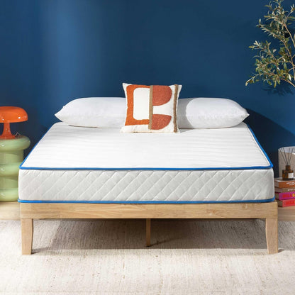 8 Inch Bonnell Spring Hybrid Mattress, Tight Top, Certified Safe Foams & Fabric, Mattress in a Box, Twin XL1