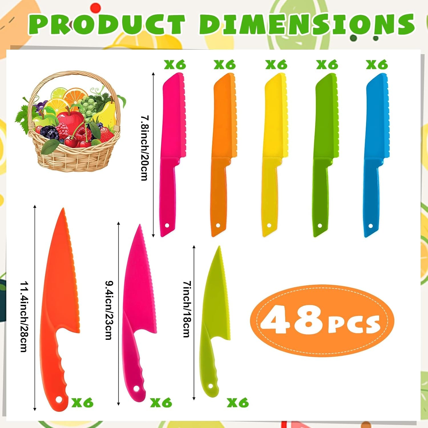 48-pcs-kid-cooking-kitchen-knife-set-plastic-serrated-edges-childrens-safe-nylon-knives-for-cutting-fruit-bread-cake-salad-lettuce-kids-cooking-supply