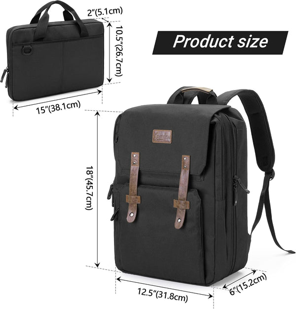 Large Knife Backpack & Chef Bag, 12 + 23 Slots, Knife Not Included6