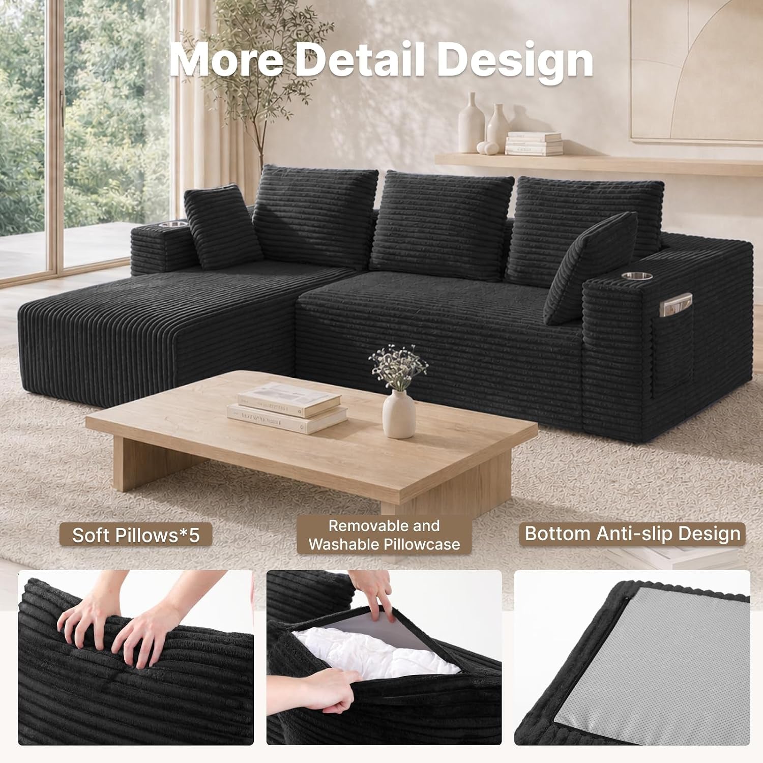 95boneless-couch-l-shaped-couch-with-chaise-cup-holders-pocket