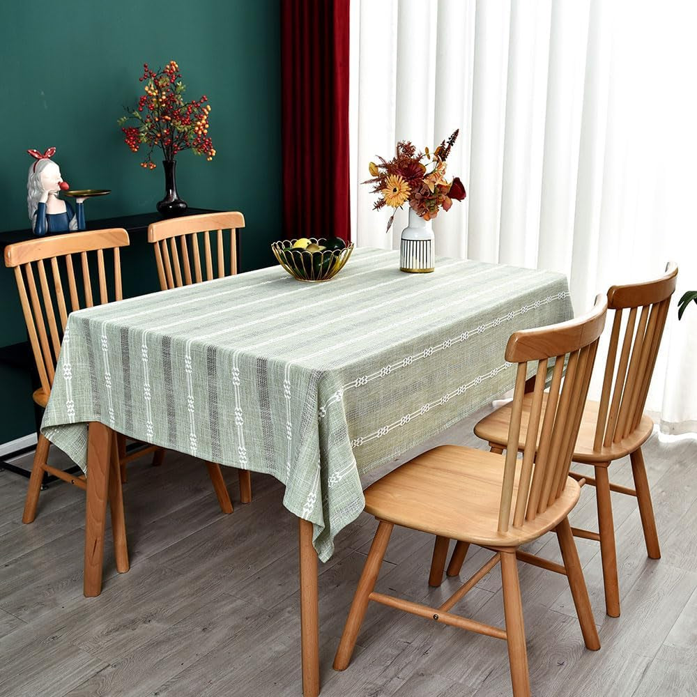 heavy-duty-cotton-table-cloth-for-rectangle-table-sage-green-tablecloth-rectangular-farmhouse-vintage-tablecloth-washable-rustic-table-cover-sage-green-52x70