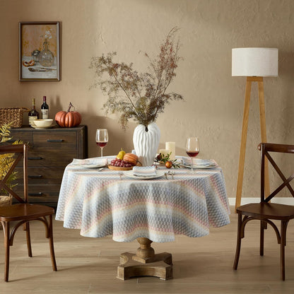 Chester Thanksgiving Tablecloth, 70 Inch Round2